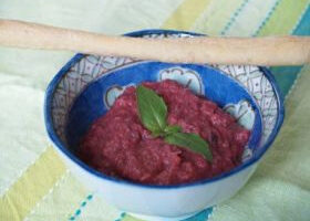 Mousse de betteraves rouges