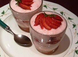 Mousse légère aux fraises