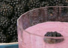 Mousse onctueuse de mûres