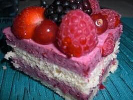 Mousseline fruits rouges