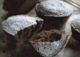 Muffins au chocolat blanc et noir