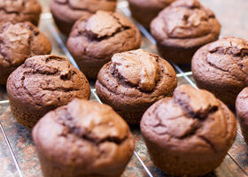MUFFINS AU CHOCOLAT ET AUX NOIX