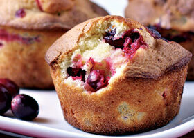 Bô Fruits ! : muffins aux airelles et au chocolat blanc