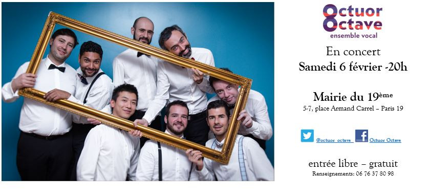 Octuor Octave, un ensemble vocal de 8 voix de dandy !