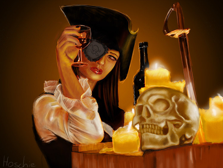 On se déguise en pirate sexy pour faire peur aux hommes le soir d&rsquo;Halloween !