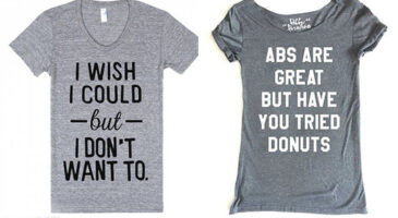 Osez les tee-shirts à messages rigolos