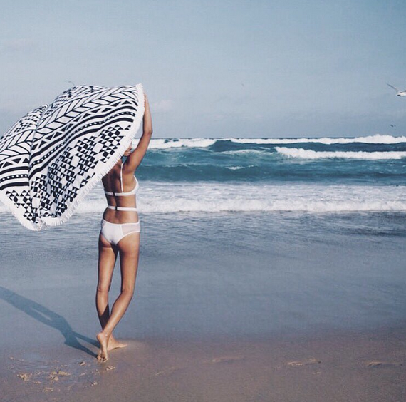 Où trouver des serviettes de plage rondes ?