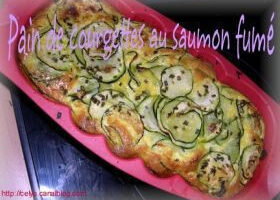 Pain de Courgettes au saumon fum&eacute;