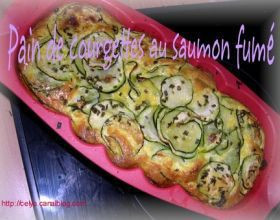 Pain de Courgettes au saumon fum&eacute;