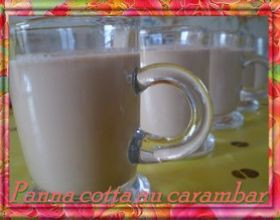 Panna cotta au carambar