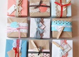 Carnet d&rsquo;inspiration : 11 idées pour de jolis paquets de Noël