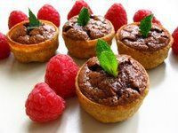 Petites bouchées chocolat framboise