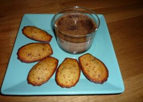Petites madeleines au chocolat