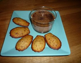 Petites madeleines au chocolat