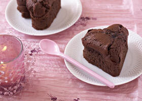 Petits coeurs fondant au chocolat