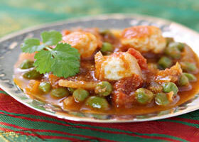 Petits pois au panir