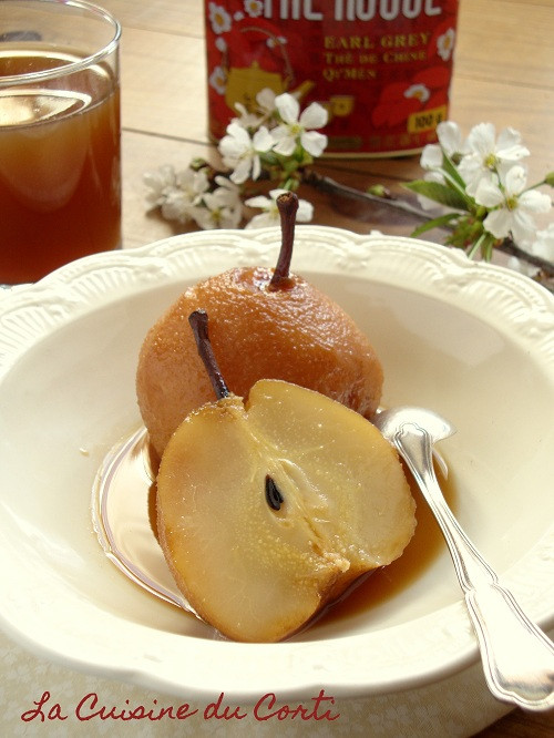 Poires au thé