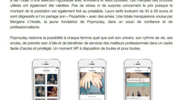 PopMyDay : le Uber de la beauté ?