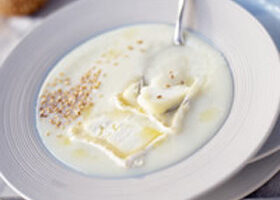 Potage parmentier au chaource