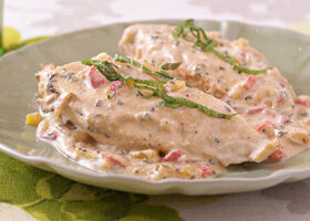 Poulet light à la menthe