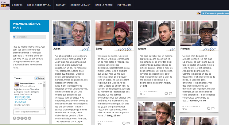 Premiers métros, le tumblr des gens qui se lèvent tôt