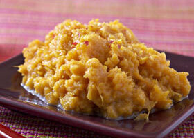Purée de patates douces
