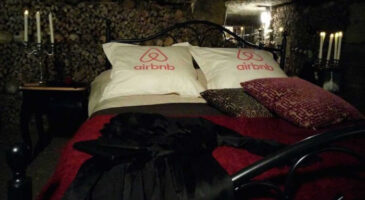 Quand AirBnB invite ses clients aux catacombes de Paris