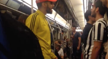 Quand la musique étonne tout un wagon de métro