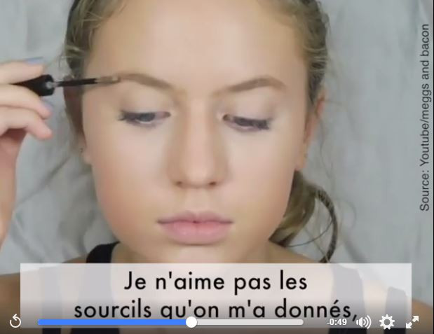 Quand un papa fait la voix off de la vidéo de maquillage de sa fille ! Hilarant !