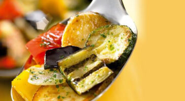 Quiche poêlée de légumes grillés