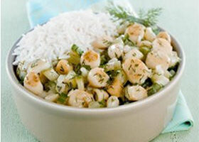 Ragoût de pétoncles à l&rsquo;aneth