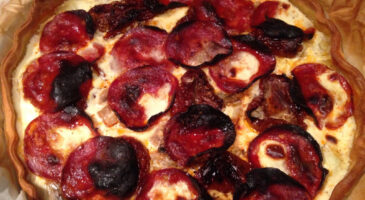 Recette : Ma quiche sans oeufs aux légumes et chorizo