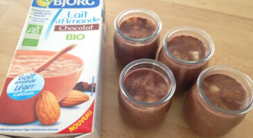 Recette : Mon entremet lait d&rsquo;amande chocolat et poires
