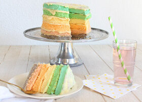 Recette remixée : le Rainbow Cake