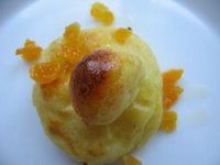 Religieuse de pomme de terre aux abricots secs