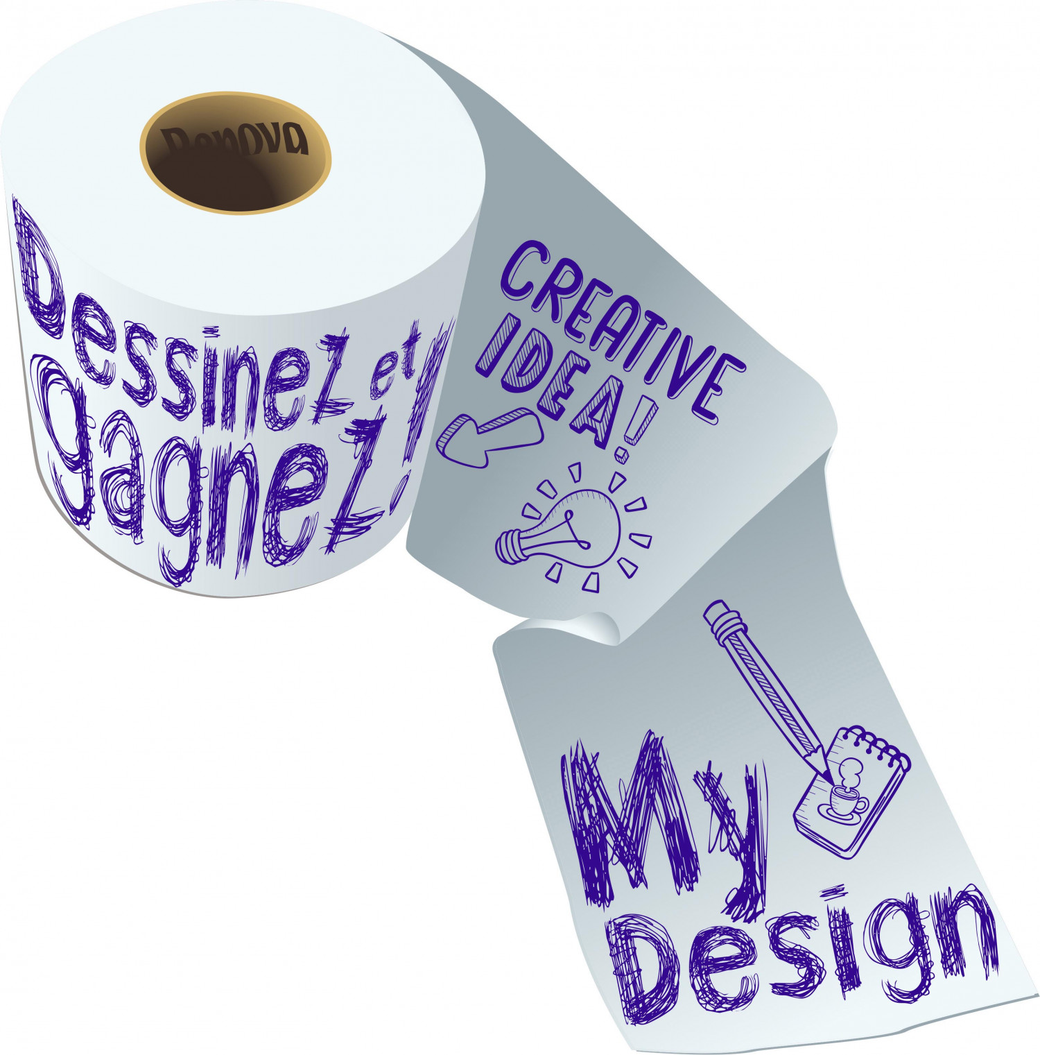 Renova propose au grand public de dessiner son PQ de rêve!