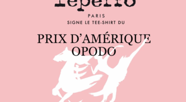 Repetto signe le tee-shirt du Prix d&rsquo;Amérique Opodo pour l&rsquo;association Petits Princes