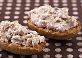 Rillettes de thon à la moutarde