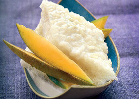 Riz au lait de coco et à la mangue