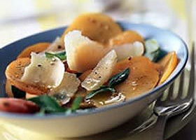 Salade d&rsquo;abricots au parmesan