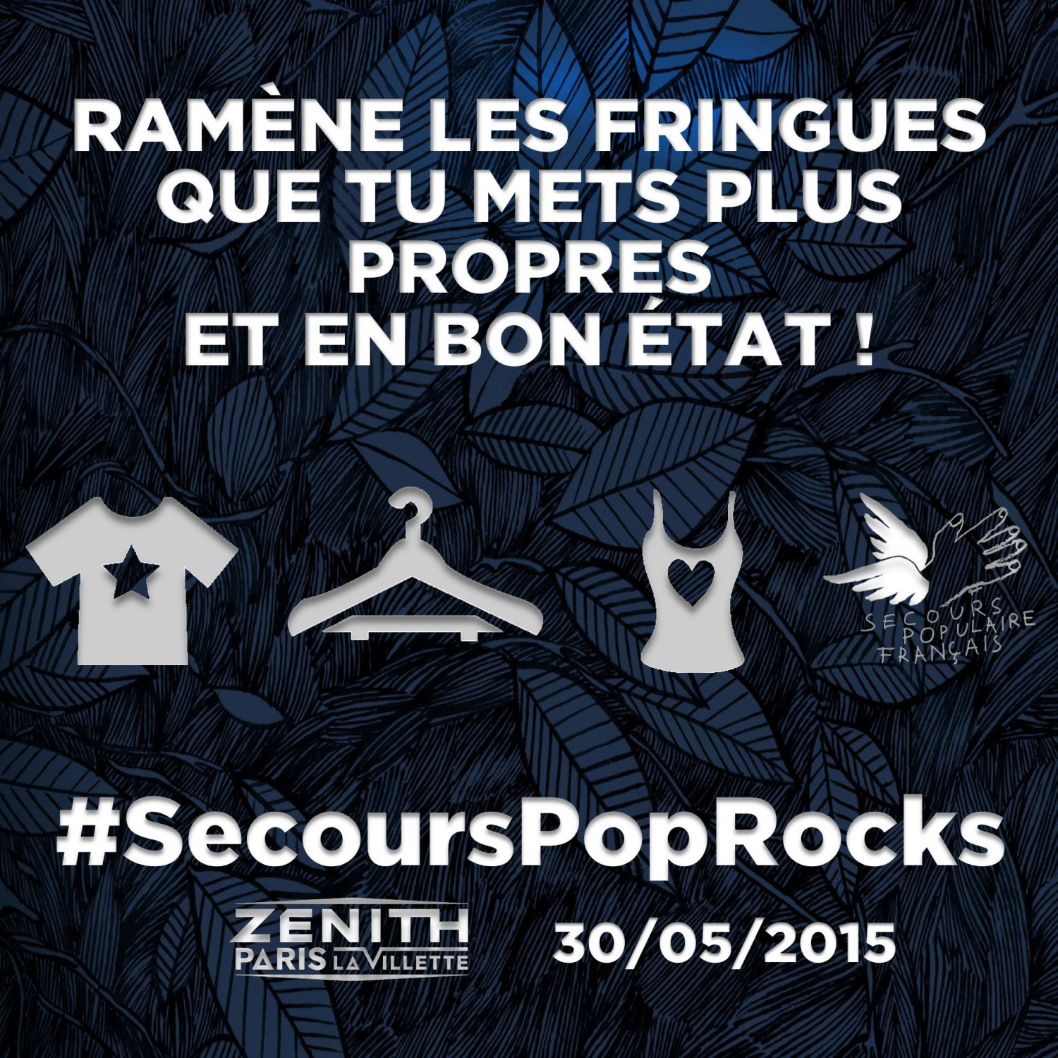 SecoursPopRocks : donne tes fringues et fais la fête !
