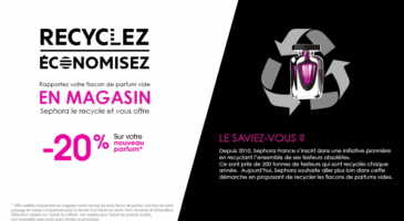 Sephora et le recyclage