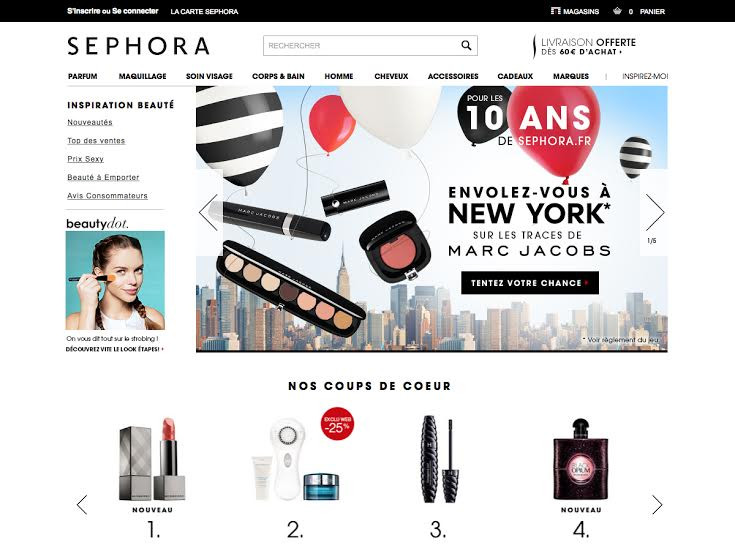 Sephora.fr fête ses 10 ans !