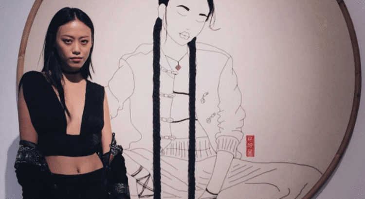 Sheena Liam : mannequin ou brodeuse ? Les 2 !