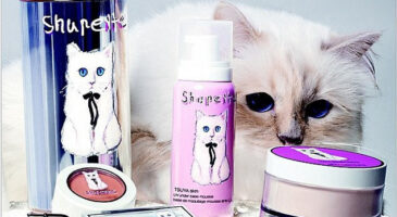 Shupette pour Shu Uemura : le maquillage inspiré par le chat de Karl Lagarfeld