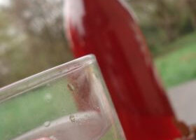 Sirop de vin de framboises