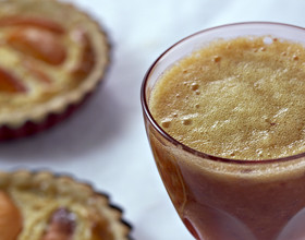 Smoothie pêches gingembre