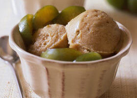 Sorbet aux prunes Reine-claude