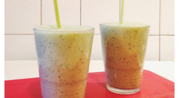 Soupe froide de concombre.