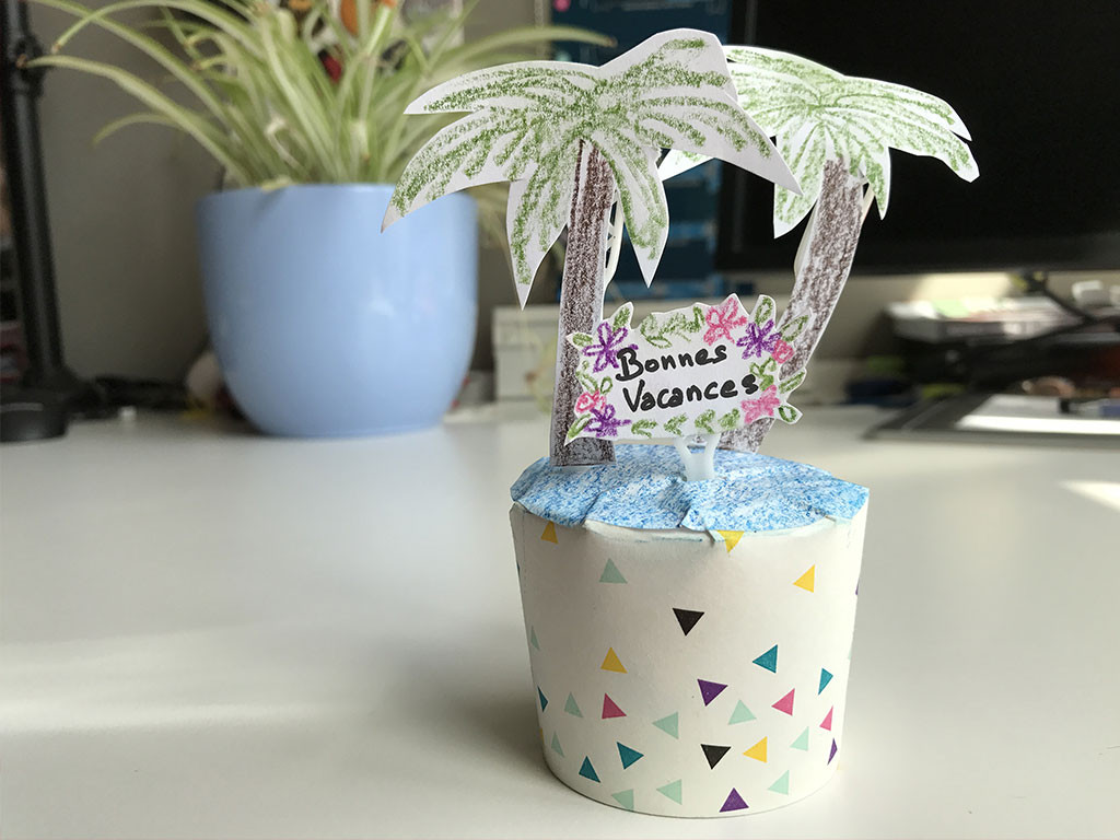 Surprise pour un collègue qui part en vacances